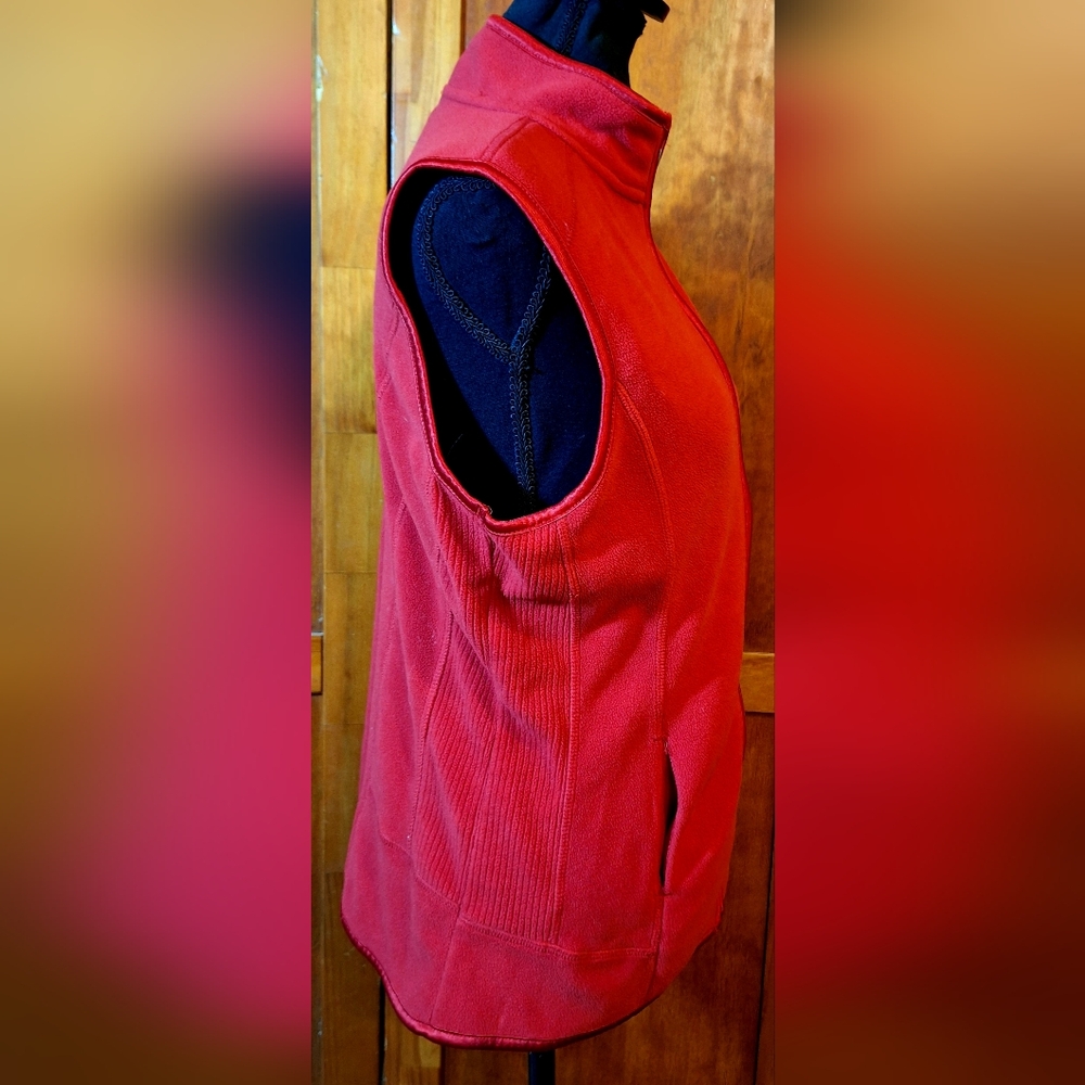 DANSKIN NOW full-zip fleece vest Size M (8/10) - Picture 2 of 8